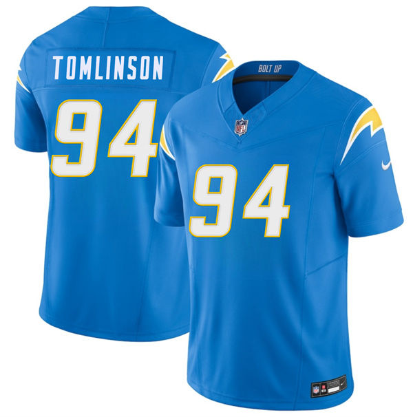 Los Angeles Chargers #94 Dalvin Tomlinson Blue 2026 F.U.S.E. Vapor Limited Football Stitched Jersey