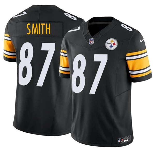 Pittsburgh Steelers #87 Brandon Smith Black 2026 F.U.S.E. Vapor Limited Football Stitched Jersey