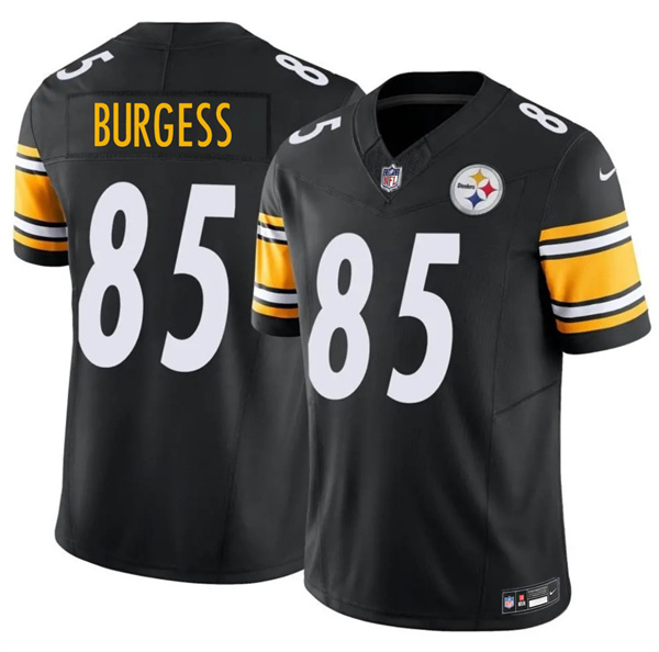 Pittsburgh Steelers #85 Cole Burgess Black 2026 F.U.S.E. Vapor Limited Football Stitched Jersey