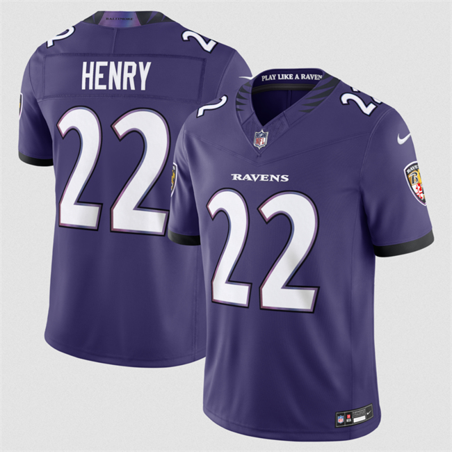 Baltimore Ravens #22 Derrick Henry Purple 2026 F.U.S.E Vapor Stitched Limited Football Jersey Baltimore Ravens #22 Derrick Henry Purple 2026 F.U.S.E Vapor Stitched Limited Football Jersey