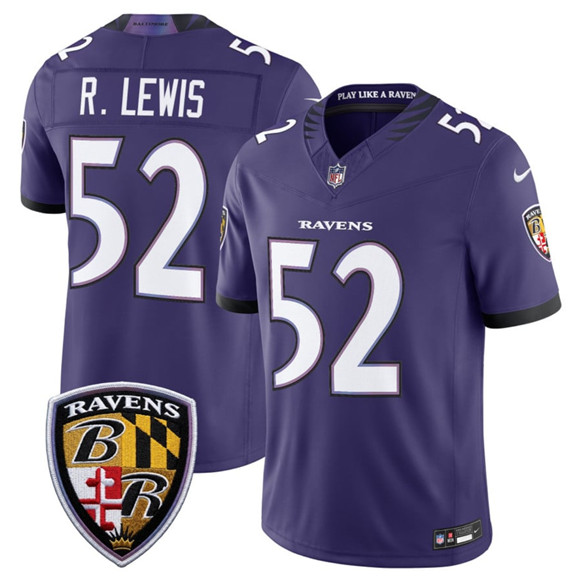 Baltimore Ravens #52 Ray Lewis Purple 2026 F.U.S.E Vapor Limited Football Stitched Jersey Baltimore Ravens #52 Ray Lewis Purple 2026 F.U.S.E Vapor Limited Football Stitched Jersey