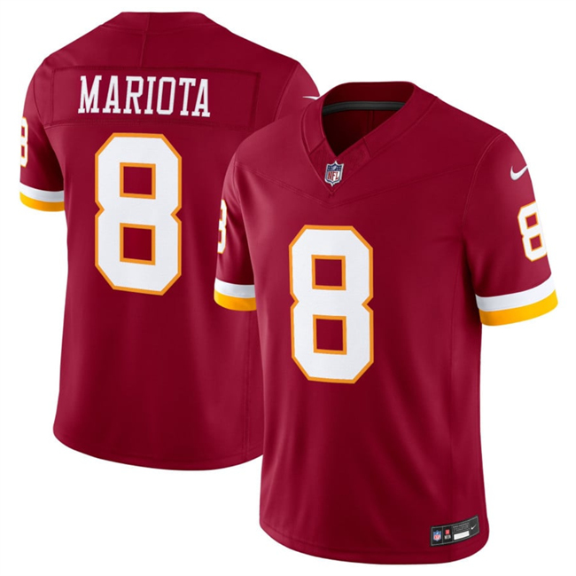 Washington Commanders #8 Marcus Mariota Burgundy 2026 F.U.S.E. Vapor Limited Stitched Football Jersey