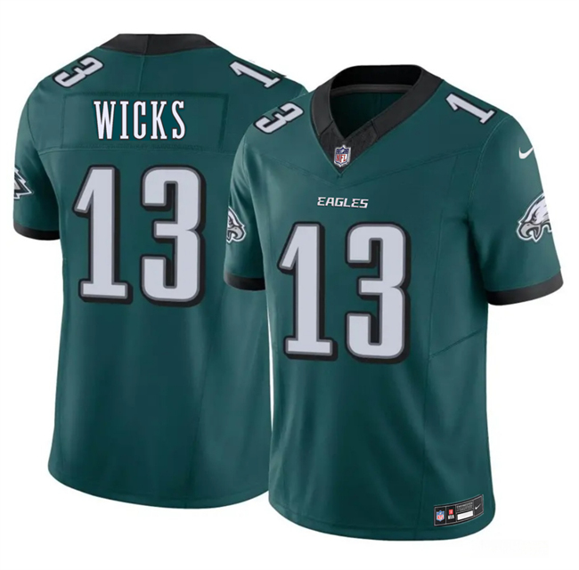 Philadelphia Eagles #13 Dontayvion Wicks Green 2026 F.U.S.E. Vapor Untouchable Limited Football Stitched Jersey