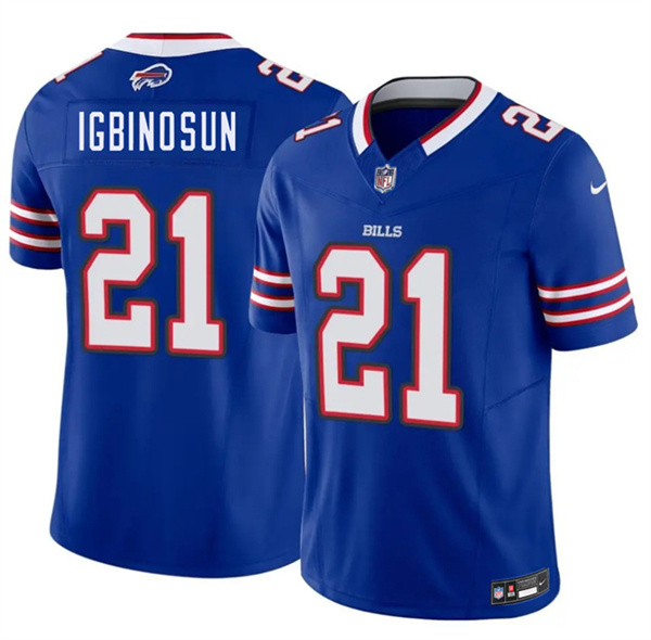 Buffalo Bills #21 Davison Igbinosun Blue 2026 Draft F.U.S.E. Vapor Untouchable Limited Football Stitched Jersey Buffalo Bills #21 Davison Igbinosun Blue 2026 Draft F.U.S.E. Vapor Untouchable Limited Football Stitched Jersey