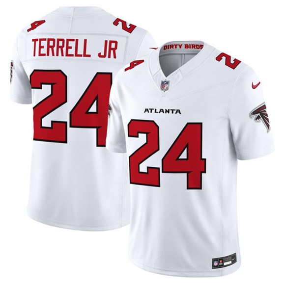 Atlanta Falcons #24 A.J. Terrell White 2026 New F.U.S.E. Vapor Untouchable Limited Football Stitched Jersey