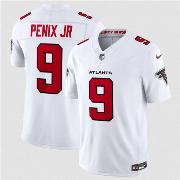 Atlanta Falcons #9 Michael Penix Jr. White 2026 New F.U.S.E. Vapor Untouchable Limited Football Stitched Jersey