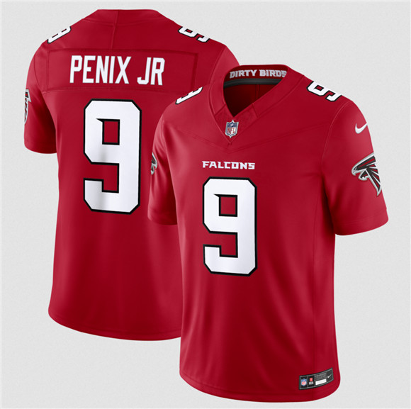 Atlanta Falcons #9 Michael Penix Jr. Red 2026 New F.U.S.E. Vapor Untouchable Limited Football Stitched Jersey
