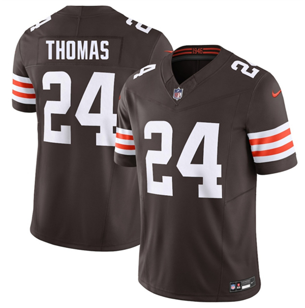 Cleveland Browns #24 Daniel Thomas Brown 2026 F.U.S.E. Vapor Limited Football Stitched Jersey