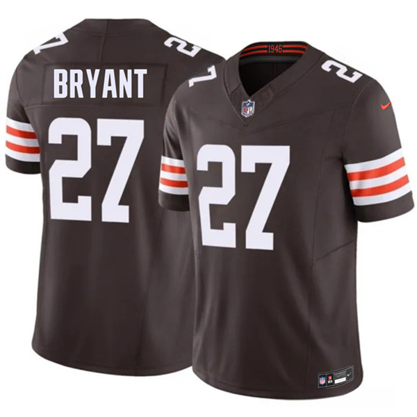 Cleveland Browns #27 Myles Bryant Brown 2026 F.U.S.E. Vapor Limited Football Stitched Jersey Cleveland Browns #27 Myles Bryant Brown 2026 F.U.S.E. Vapor Limited Football Stitched Jersey