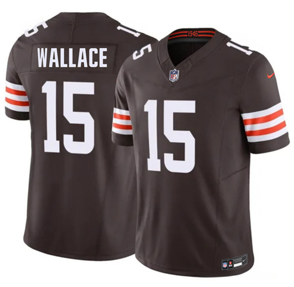 Cleveland Browns #15 Tylan Wallace Brown 2026 F.U.S.E. Vapor Limited Football Stitched Jersey Cleveland Browns #15 Tylan Wallace Brown 2026 F.U.S.E. Vapor Limited Football Stitched Jersey