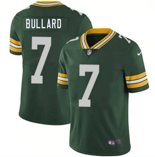 Green Bay Packers #7 Javon Bullard Green 2026 Vapor Untouchable Limited Football Stitched Jersey