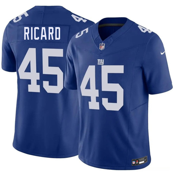 New York Giants #45 Patrick Ricard Blue 2026 F.U.S.E. Vapor Untouchable Limited Football Stitched Jersey