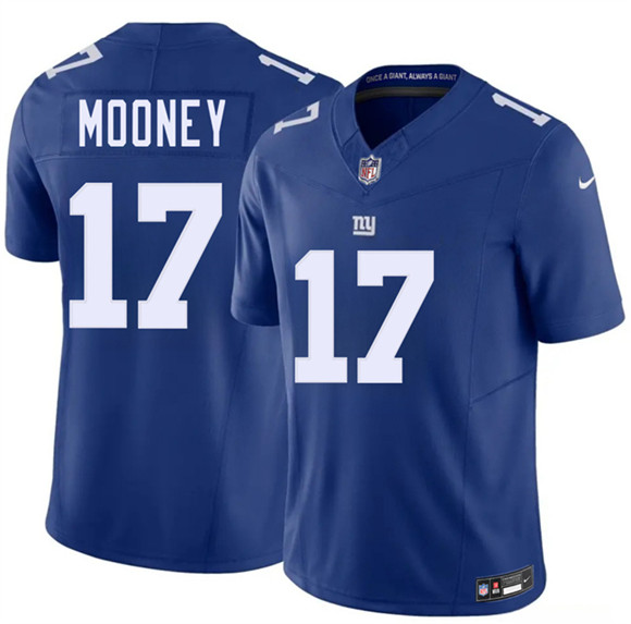 New York Giants #17 Darnell Mooney Blue 2026 F.U.S.E. Vapor Untouchable Limited Football Stitched Jersey