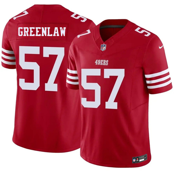 San Francisco 49ers #57 Dre Greenlaw Red 2026 F.U.S.E. Vapor Untouchable Limited Football Stitched Jersey