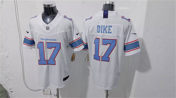 Tennessee Titans #17 Chimere Dike White 2026 F.U.S.E. Vapor Limited Football Stitched Jersey