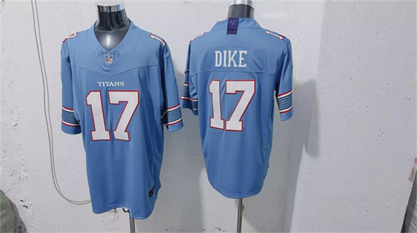 Tennessee Titans #17 Chimere Dike Light Blue 2026 F.U.S.E. Vapor Limited Football Stitched Jersey