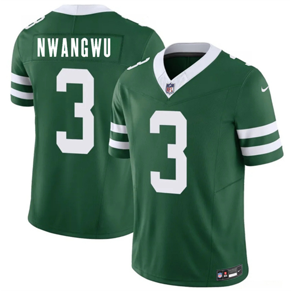 New York Jets #3 Kene Nwangwu Green 2026 F.U.S.E. Vapor Untouchable Limited Football Stitched Jersey