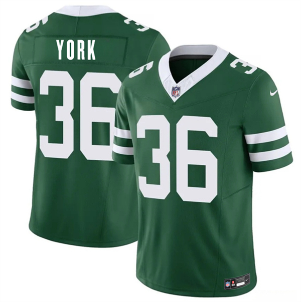 New York Jets #36 Cade York Green 2026 F.U.S.E. Vapor Untouchable Limited Football Stitched Jersey