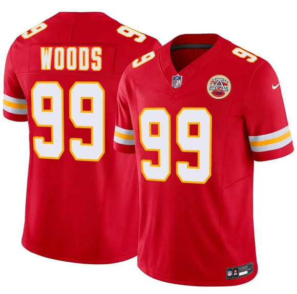 Kansas City Chiefs #99 Peter Woods Red 2026 Draft F.U.S.E. Vapor Untouchable Limited Football Stitched Jersey Kansas City Chiefs #99 Peter Woods Red 2026 Draft F.U.S.E. Vapor Untouchable Limited Football Stitched Jersey