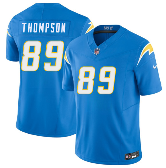 Los Angeles Chargers #89 Brenen Thompson Blue 2026 F.U.S.E. Vapor Limited Football Stitched Jersey