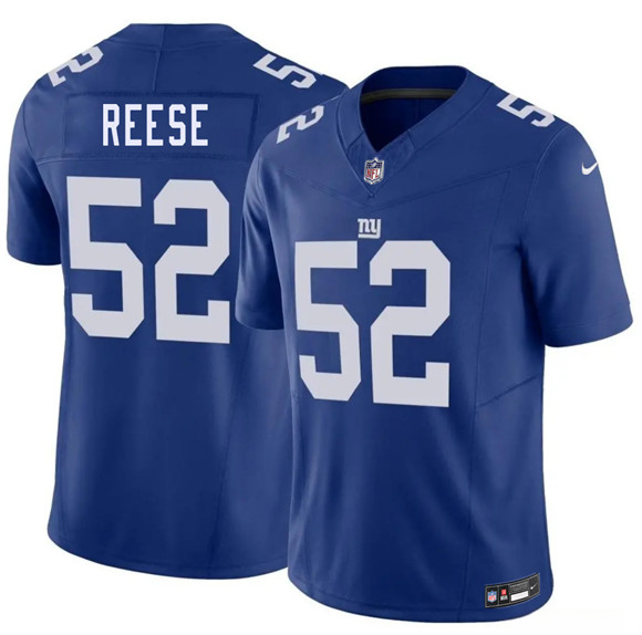 New York Giants #52 Arvell Reese Blue 2026 Draft F.U.S.E. Vapor Untouchable Limited Football Stitched Jersey