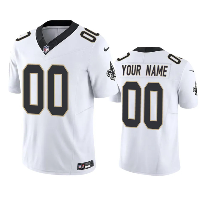 New Orleans Saints Active Player Custom White 2023 F.U.S.E. Vapor Untouchable Limited Stitched Jersey New Orleans Saints Active Player Custom White 2023 F.U.S.E. Vapor Untouchable Limited Stitched Jersey