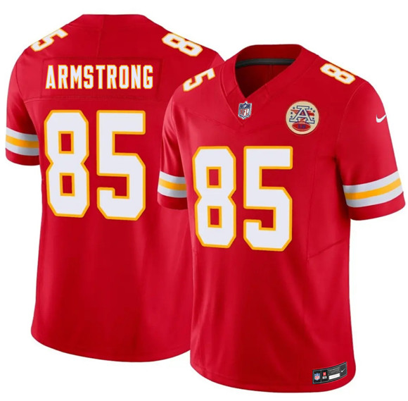Kansas City Chiefs #85 Andrew Armstrong Red 2026 F.U.S.E. Vapor Untouchable Limited Football Stitched Jersey Kansas City Chiefs #85 Andrew Armstrong Red 2026 F.U.S.E. Vapor Untouchable Limited Football Stitched Jersey
