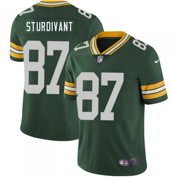 Green Bay Packers #87 J. Michael Sturdivant Green 2026 Draft Vapor Untouchable Limited Football Stitched Jersey Green Bay Packers #87 J. Michael Sturdivant Green 2026 Draft Vapor Untouchable Limited Football Stitched Jersey