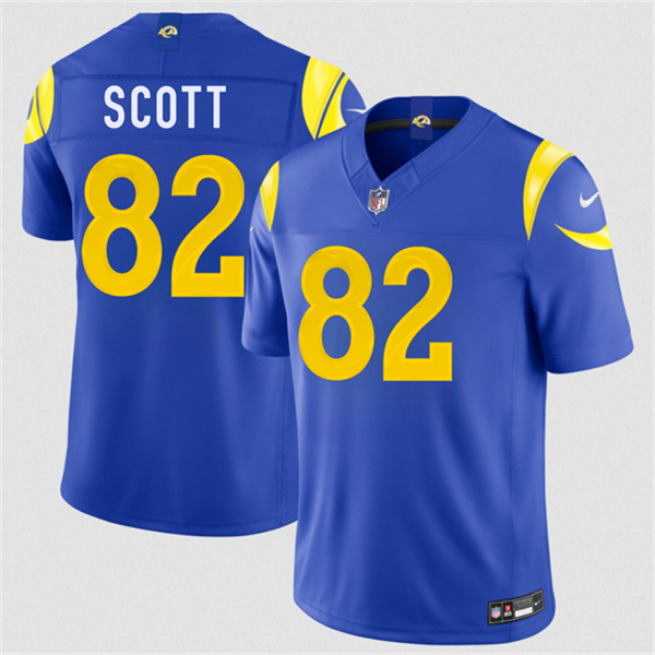 Los Angeles Rams #82 Tyler Scott Royal 2026 F.U.S.E. Vapor Limited Football Stitched Jersey Los Angeles Rams #82 Tyler Scott Royal 2026 F.U.S.E. Vapor Limited Football Stitched Jersey