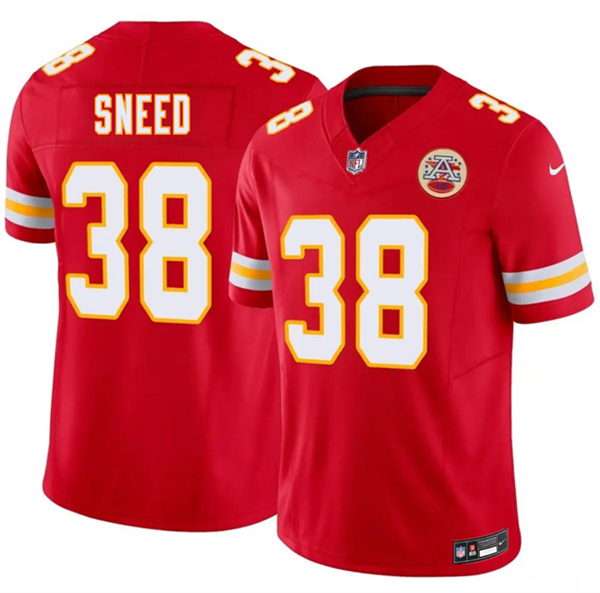 Kansas City Chiefs #38 L'Jarius Sneed Red 2026 F.U.S.E. Vapor Untouchable Limited Football Stitched Jersey Kansas City Chiefs #38 L'Jarius Sneed Red 2026 F.U.S.E. Vapor Untouchable Limited Football Stitched Jersey
