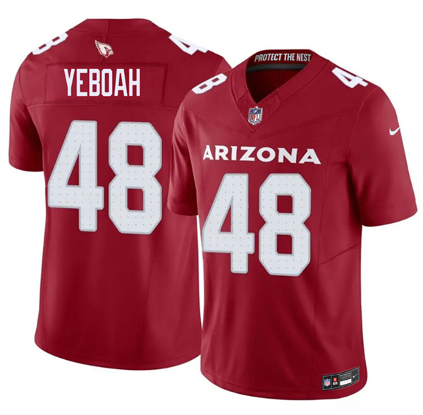 Arizona Cardinals #48 Kenny Yeboah Red 2026 F.U.S.E. Vapor Untouchable Limited Football Stitched Jersey Arizona Cardinals #48 Kenny Yeboah Red 2026 F.U.S.E. Vapor Untouchable Limited Football Stitched Jersey