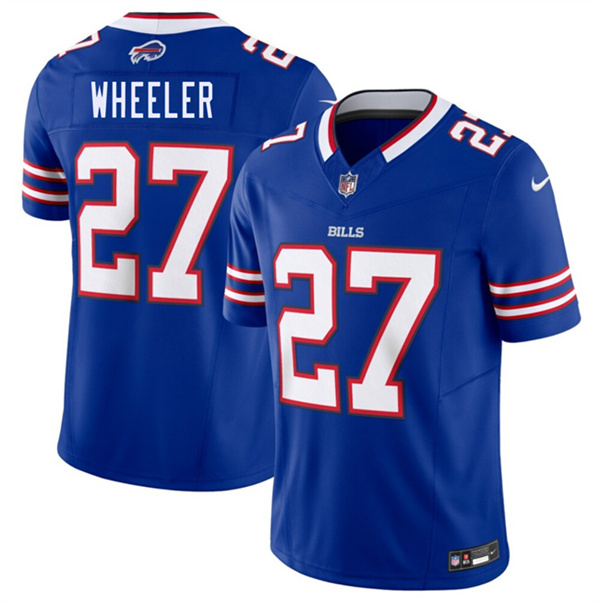 Buffalo Bills #27 Ian Wheeler Blue 2026 F.U.S.E. Vapor Untouchable Limited Football Stitched Jersey Buffalo Bills #27 Ian Wheeler Blue 2026 F.U.S.E. Vapor Untouchable Limited Football Stitched Jersey
