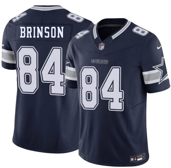 Dallas Cowboys #84 Romello Brinson Navy 2026 F.U.S.E. Vapor Untouchable Limited Stitched Football Jersey Dallas Cowboys #84 Romello Brinson Navy 2026 F.U.S.E. Vapor Untouchable Limited Stitched Football Jersey