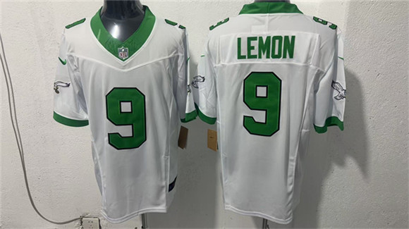Philadelphia Eagles #9 Makai Lemon White 2026 Draft F.U.S.E Vapor Untouchable Limited Football Stitched Jersey Philadelphia Eagles #9 Makai Lemon White 2026 Draft F.U.S.E Vapor Untouchable Limited Football Stitched Jersey