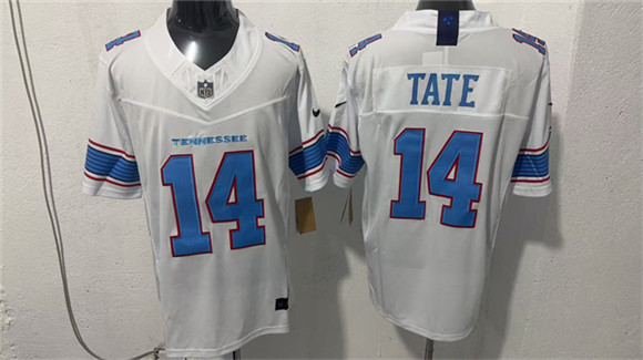 Tennessee Titans #14 Carnell Tate White 2026 F.U.S.E. Vapor Limited Football Stitched Jersey Tennessee Titans #14 Carnell Tate White 2026 F.U.S.E. Vapor Limited Football Stitched Jersey