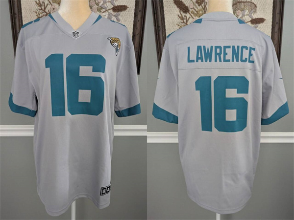 Jacksonville Jaguars #16 Trevor Lawrence White Football Stitched Jersey Jacksonville Jaguars #16 Trevor Lawrence White Football Stitched Jersey