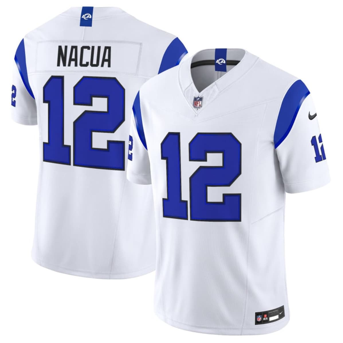 Los Angeles Rams #12 Puka Nacua White 2026 F.U.S.E. Vapor Limited Football Stitched Jersey