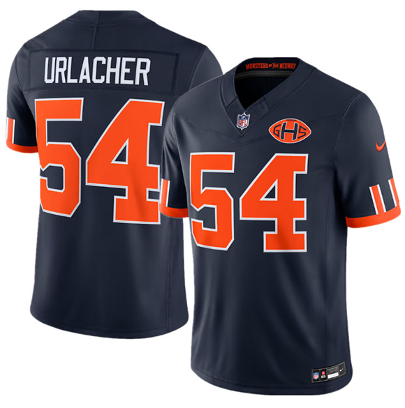 Chicago Bears #54 Brian Urlacher Navy 2026 F.U.S.E. Rivalries Collection Limited Football Stitched Jersey