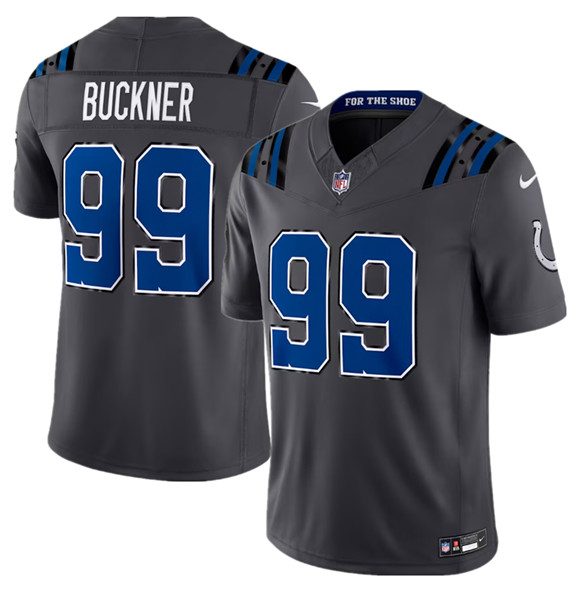 Indianapolis Colts #99 DeForest Buckner Dark Gray 2026 F.U.S.E. Rivalries Collection Limited Football Stitched Jersey
