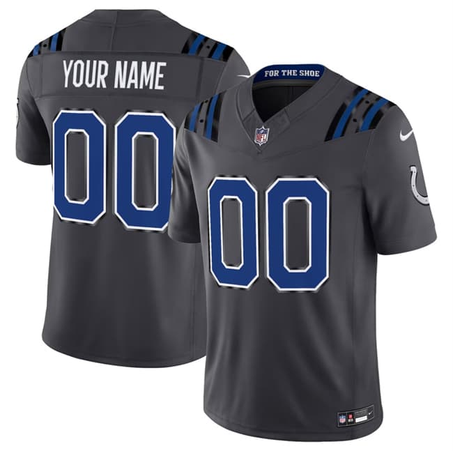 Indianapolis Colts Active Player Custom Dark Gray 2026 F.U.S.E. Rivalries Collection Limited Football Stitched Jersey