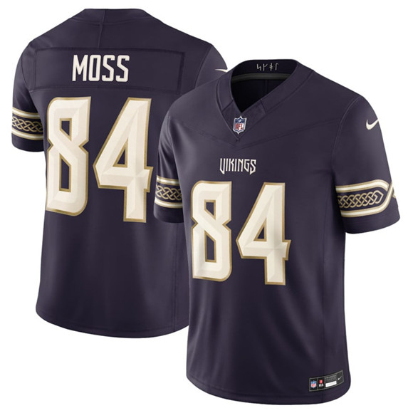 Minnesota Vikings #84 Randy Moss Deep Purple 2026 F.U.S.E. Rivalries Collection Limited Football Stitched Jersey Minnesota Vikings #84 Randy Moss Deep Purple 2026 F.U.S.E. Rivalries Collection Limited Football Stitched Jersey