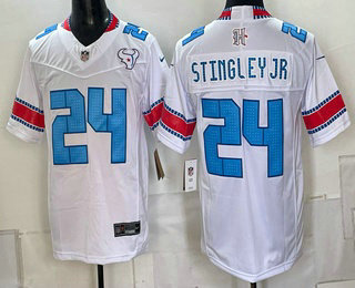 Houston Texans #24 Derek Stingley Jr White 2026 FUSE Rivalries Collection Limited Stitched Jersey Houston Texans #24 Derek Stingley Jr White 2026 FUSE Rivalries Collection Limited Stitched Jersey