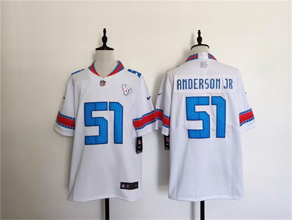 Houston Texans #51 Will Anderson Jr. White 2026 Rivalries Collection Limited Football Stitched Jersey Houston Texans #51 Will Anderson Jr. White 2026 Rivalries Collection Limited Football Stitched Jersey