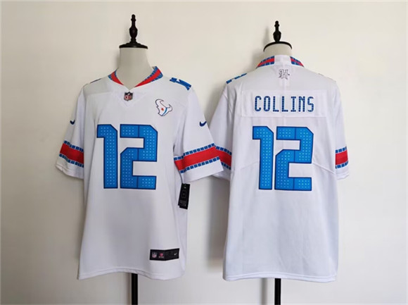 Houston Texans #12 Nico Collins White 2026 Rivalries Collection Limited Football Stitched Jersey Houston Texans #12 Nico Collins White 2026 Rivalries Collection Limited Football Stitched Jersey