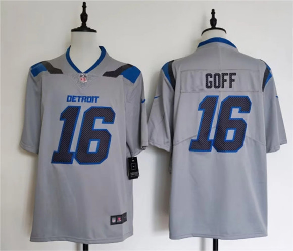 Detroit Lions #16 Jared Goff Silver 2026 Rivalries Collection Limited Football Stitched Jersey