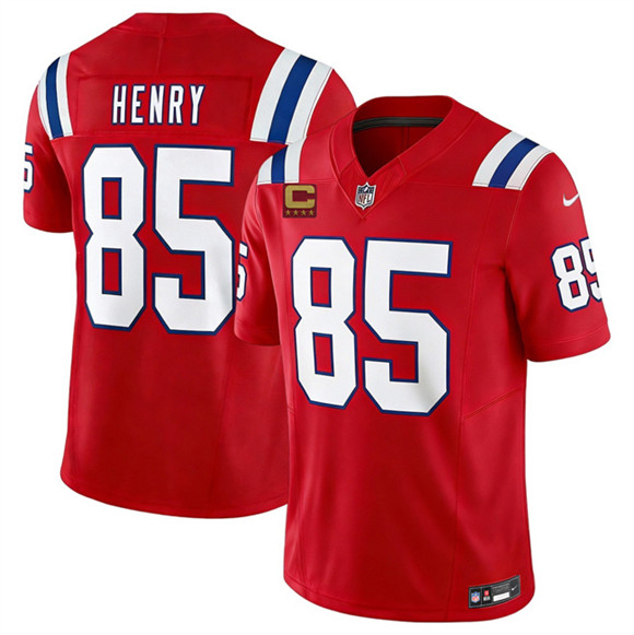 New England Patriots #85 Hunter Henry Red 2026 F.U.S.E. 4-Star C Pach Vapor Limited Football Stitched Jersey New England Patriots #85 Hunter Henry Red 2026 F.U.S.E. 4-Star C Pach Vapor Limited Football Stitched Jersey