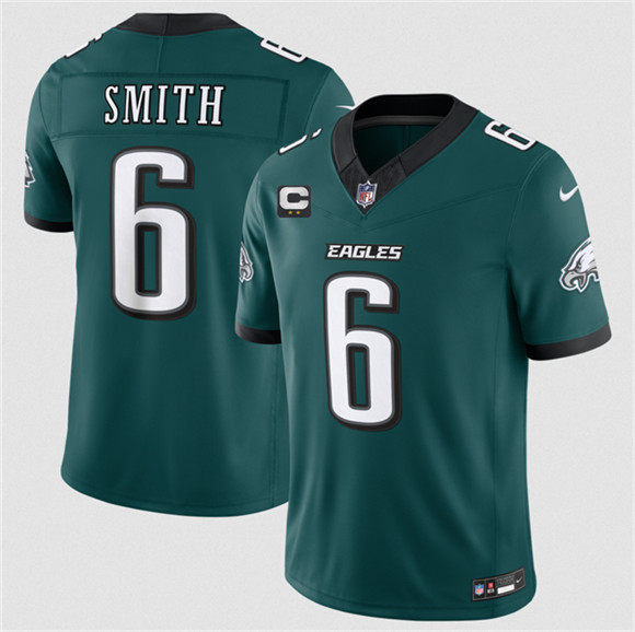 Philadelphia Eagles #6 DeVonta Smith Green 2026 F.U.S.E. 2-Star C Patch Vapor Untouchable Limited Football Stitched Jersey