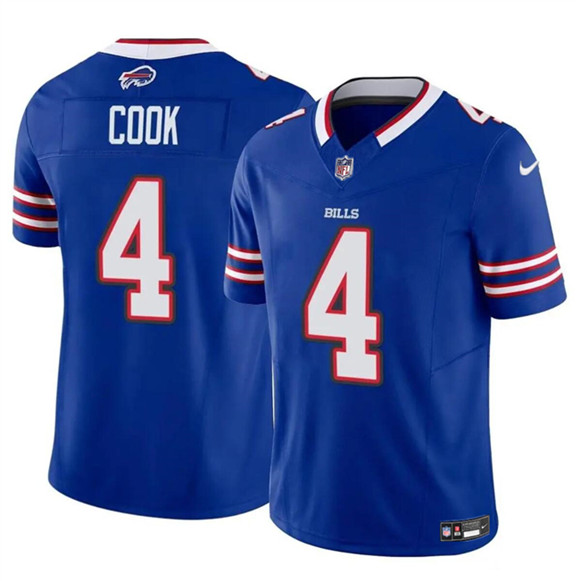 Buffalo Bills #4 James Cook Blue 2023 F.U.S.E. Vapor Untouchable Limited Football Stitched Jersey Buffalo Bills #4 James Cook Blue 2023 F.U.S.E. Vapor Untouchable Limited Football Stitched Jersey