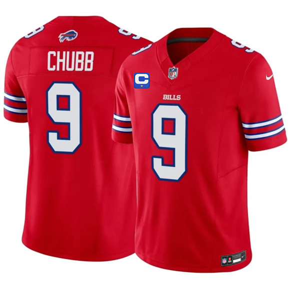 Buffalo Bills #9 Bradley Chubb Red 2026 F.U.S.E. 1-Star C Patch Vapor Untouchable Limited Football Stitched Jersey Buffalo Bills #9 Bradley Chubb Red 2026 F.U.S.E. 1-Star C Patch Vapor Untouchable Limited Football Stitched Jersey