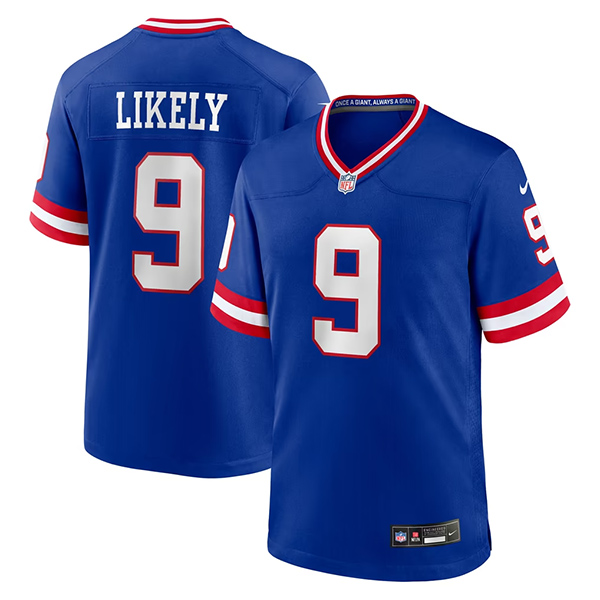 New York Giants #9 Isaiah Likely Blue 2026 Classic Vapor Untouchable Limited Football Stitched Jersey